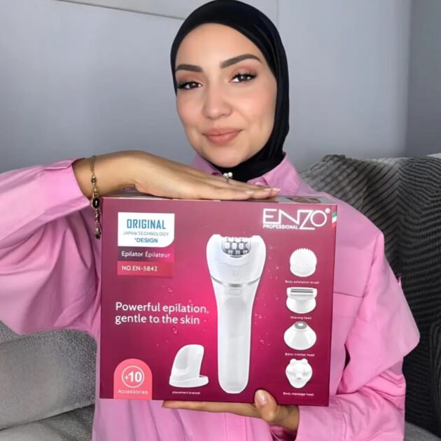 Epilateur ENZO EN-5842  مع 10 إكسسوارات